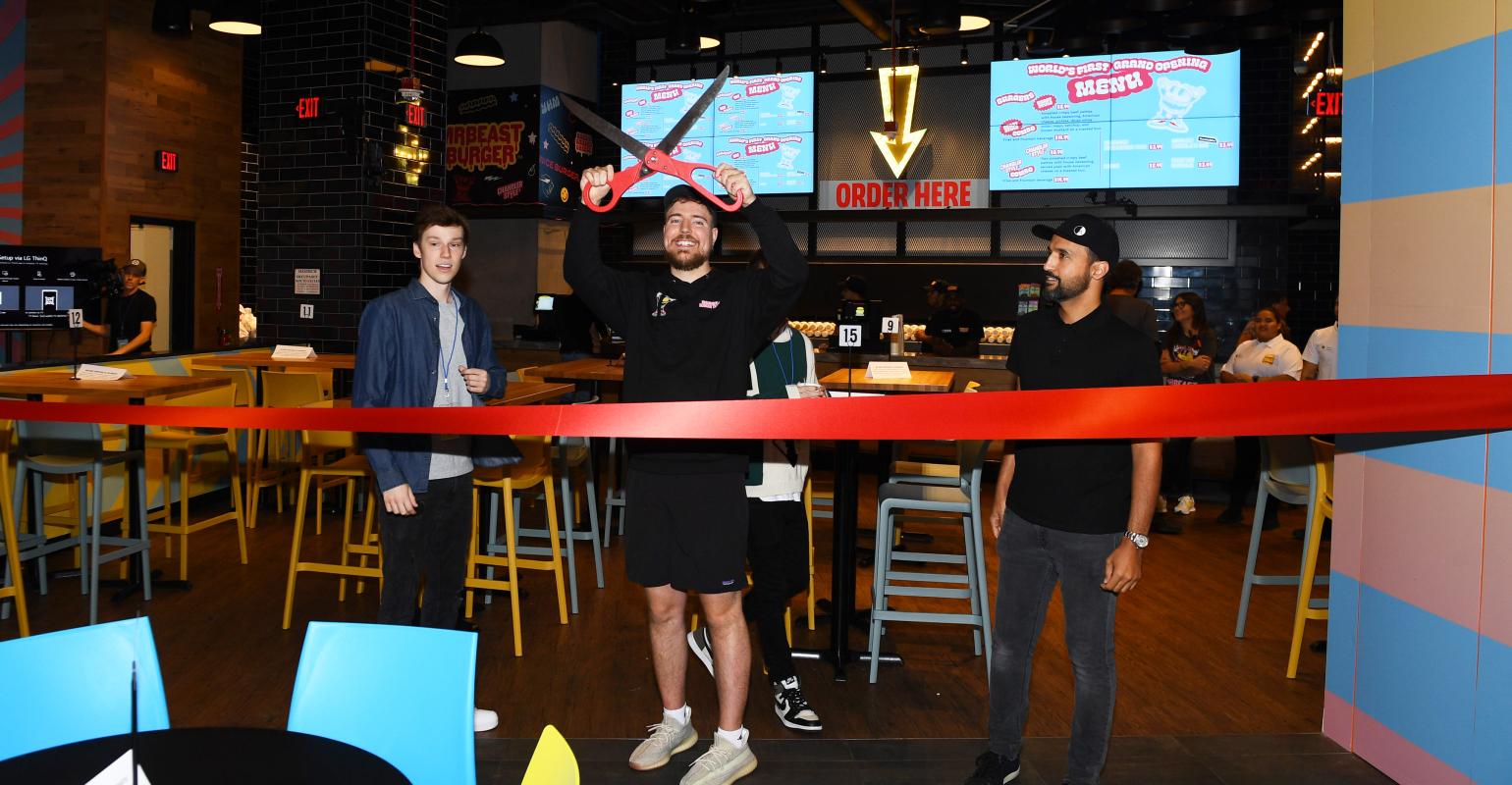 MrBeast Burgers opens its first brick-and-mortar location